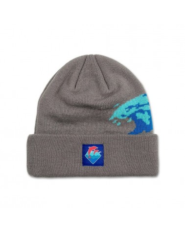 Pink Dolphin - Waves Vintage Beanie - Black