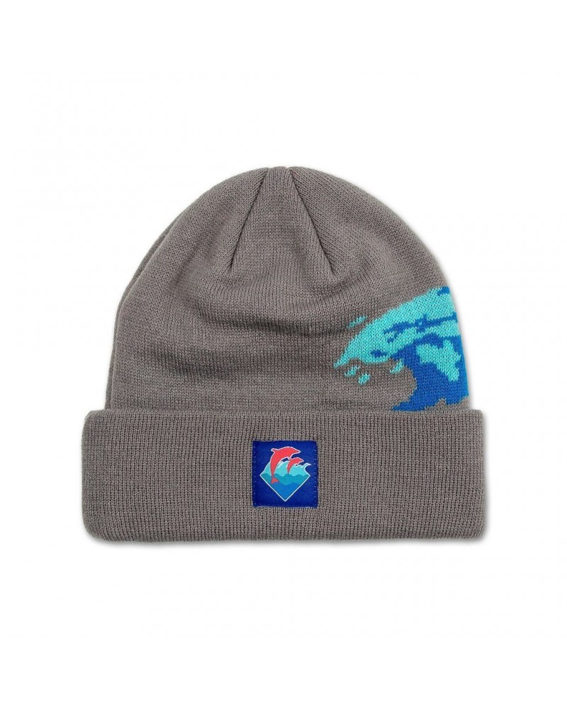 Pink Dolphin - Waves Vintage Beanie - Black