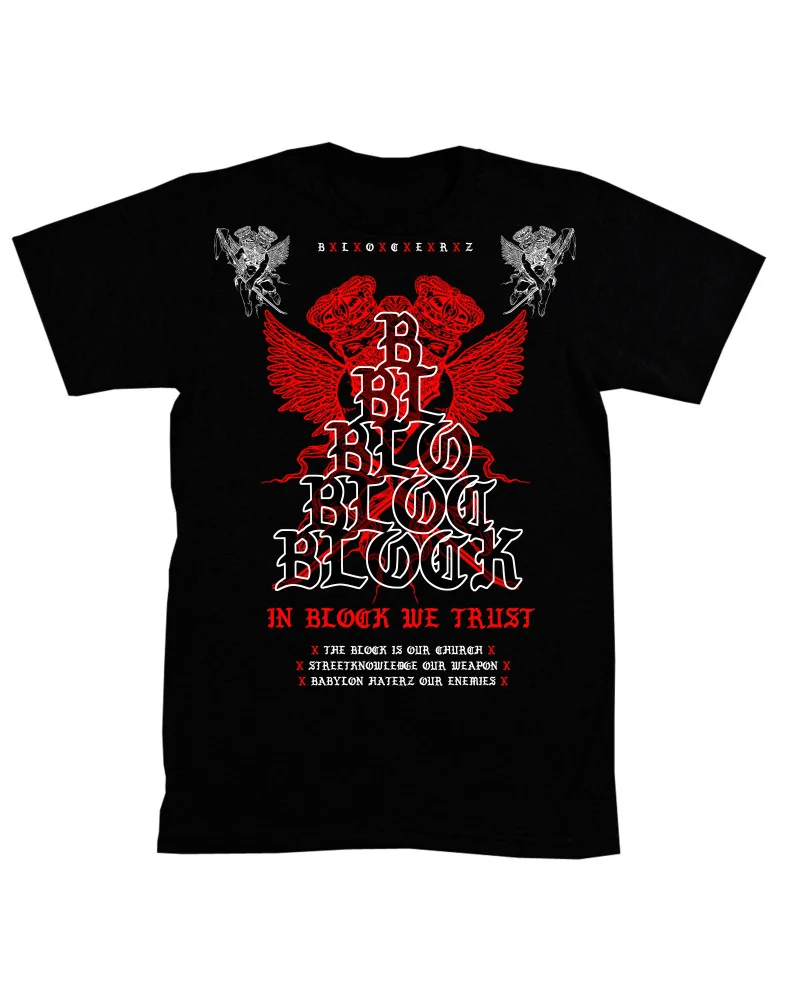 Block Limited - In Block We Trust Tee - Black | blockshops