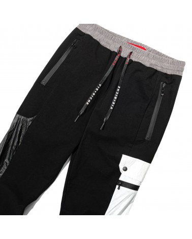 Vie Riche - 3M Panel Track Pants - Red / Reflective