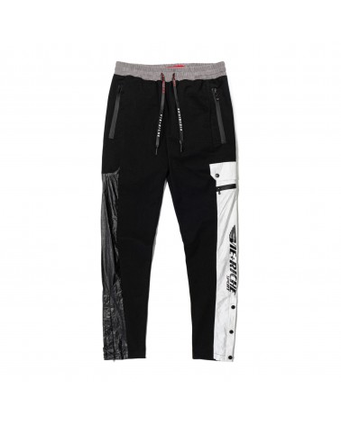 Vie Riche - 3M Panel Track Pants - Red / Reflective