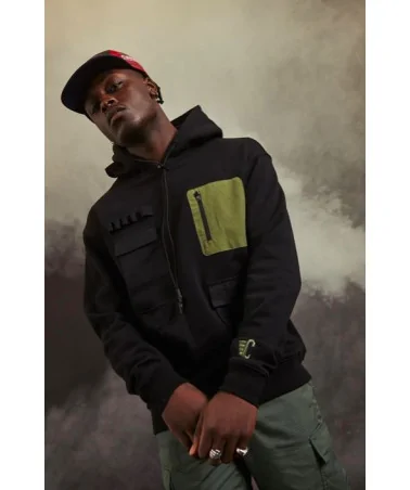 Cayler&Sons - CSBL Storage Semi Box Hoody - Black/Olive