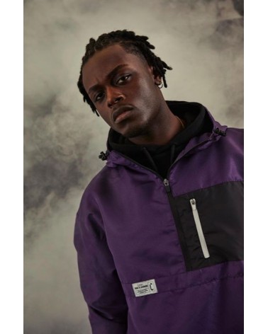 Cayler&Sons - CSBL Form Half  Zip Windbreaker - Purple/Black