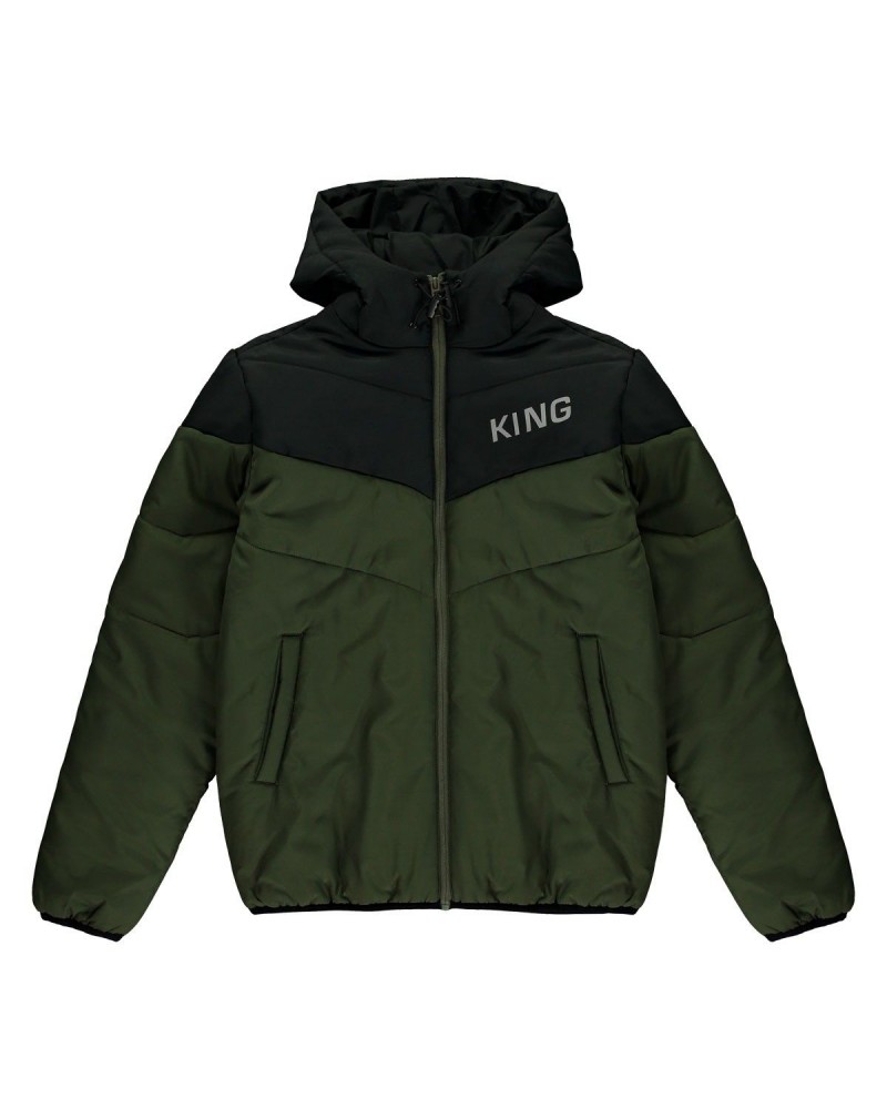 King Apparel - Blackwall Range Jacket - Black / Fern