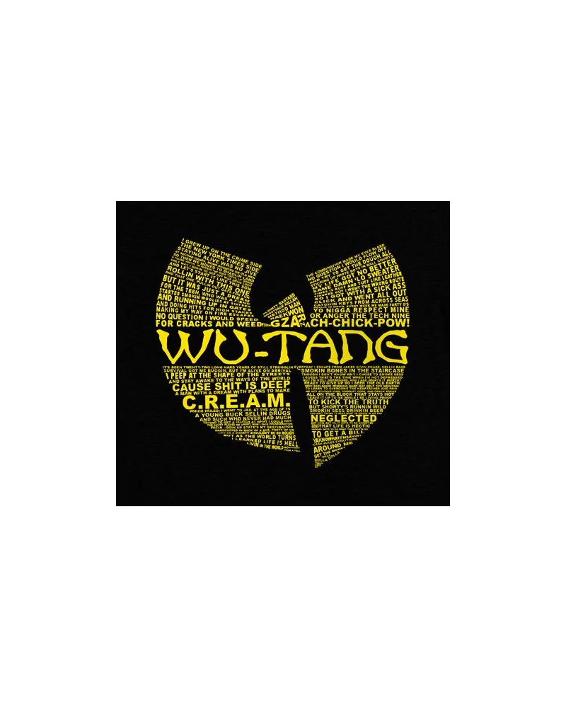 Block Custom - WU TANG Cream Tee - White/Black