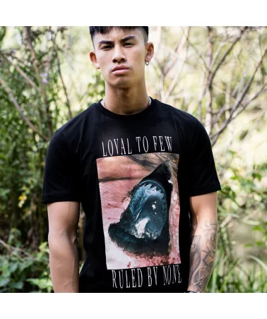 King Apparel -  Earlham Techwear  Shark Tee - Black