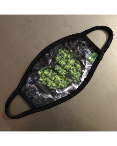 Block Limited - Weed Gang FaceMask - Black/Green