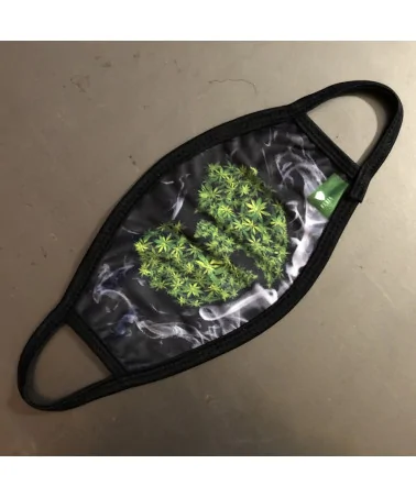 Block Limited - Weed Gang FaceMask - Black/Green