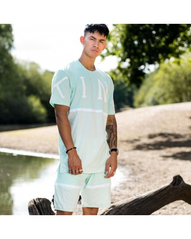 King Apparel -  Leyton Twinset Tee - Sky