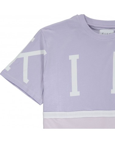 King Apparel -  Leyton Twinset Tee - Lilac