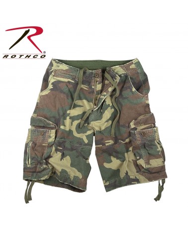 Rothco - Vintage Camo Infantry Utility Short - Woodland Camo