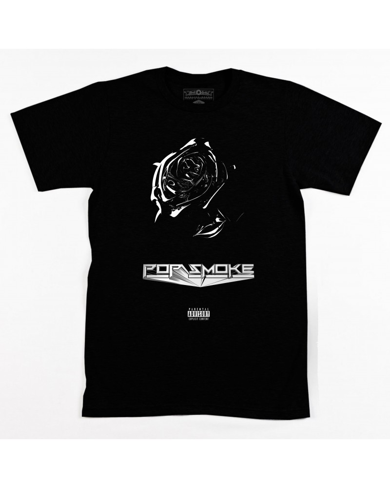 Block Custom - Pop Smoke Stars Moon Merch Tee - Black