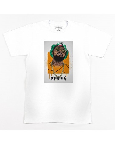 Block Custom - Kendrick Lamar Paint Tee - White