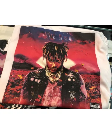 Block Custom - Juice Wrld Legend Never Die Tee - Heather grey