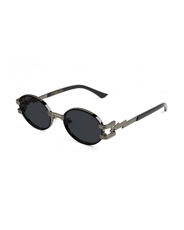 9Five Eyewear - St James GunMetal Sunglasses - Black