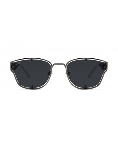 9Five Eyewear - Orion Gradient GunMetal Sunglasses - Black