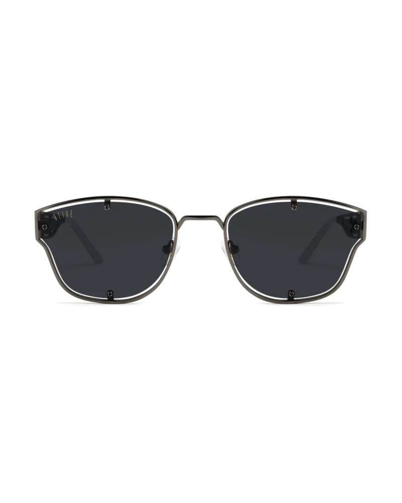 9Five Eyewear - Orion Gradient GunMetal Sunglasses - Black