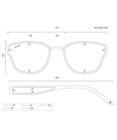 9Five Eyewear - Orion GunMetal Sunglasses - Black | blockshops