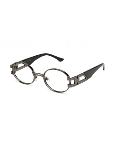9Five Eyewear - Orion Clear Lens GunMetal Sunglasses - Black