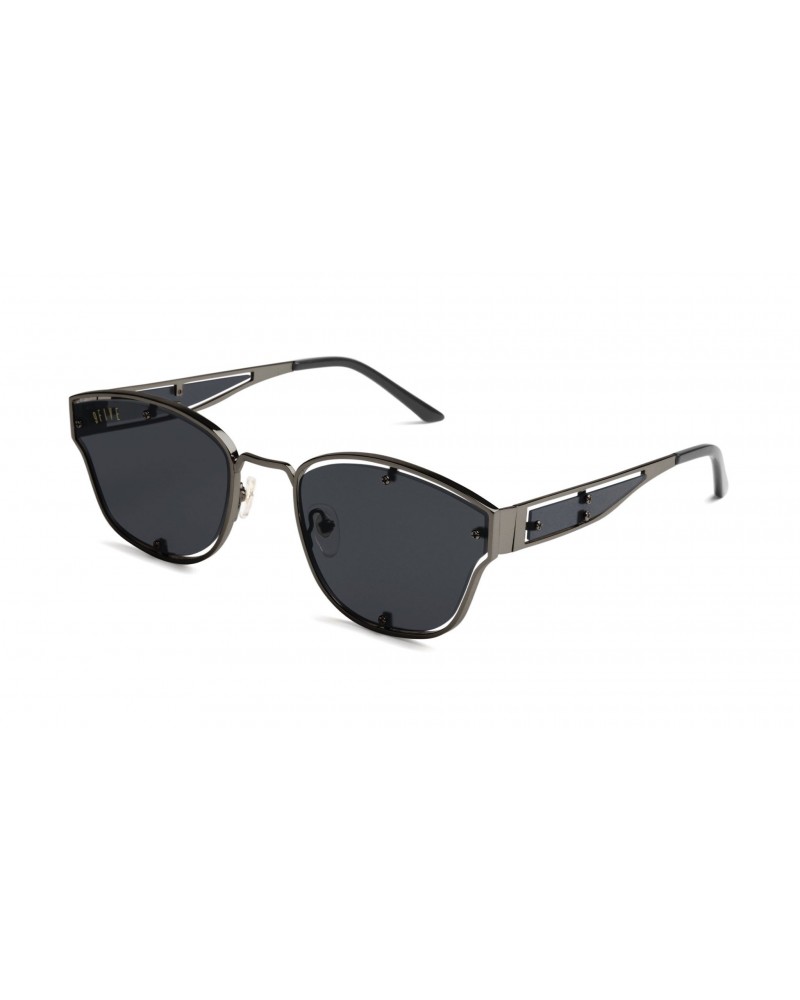 9Five Eyewear - Orion Gradient GunMetal Sunglasses - Black