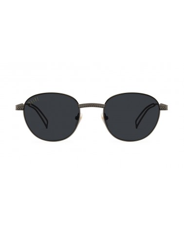 9Five Eyewear - Dime Gradient GunMetal Sunglasses - Black