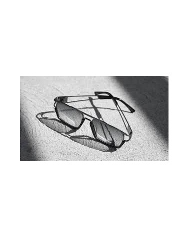 9Five Eyewear - Kingpin GunMetal Clear Lens Shade - Black
