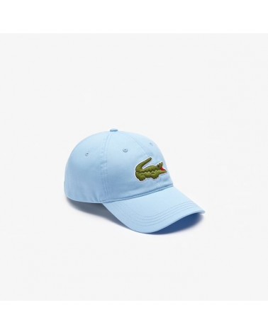 Lacoste Live - Oversized Logo Curved Cap - White