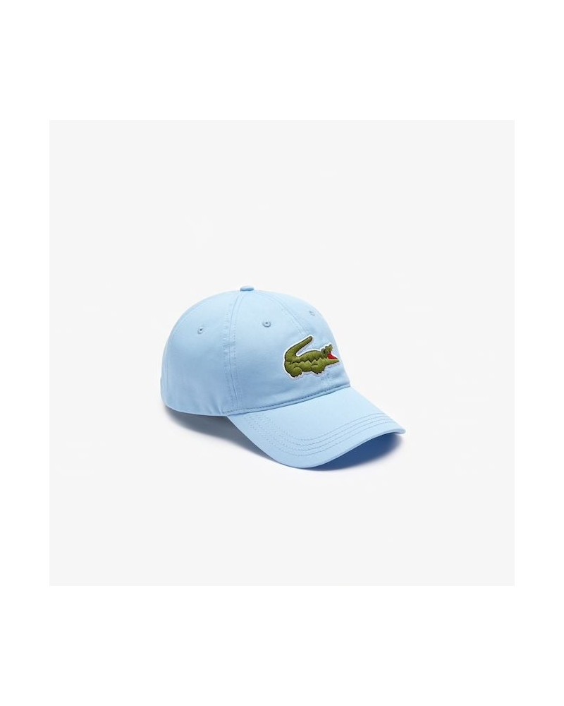 Lacoste Live - Oversized Logo Curved Cap - White