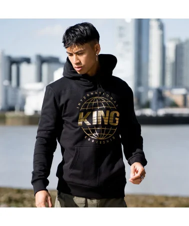King Apparel - Bethnal Hoodie - Black/Gold