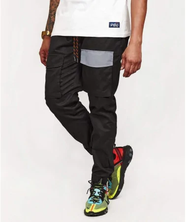 Reason - Mind Twill Cargo Pants - Black | blockshops