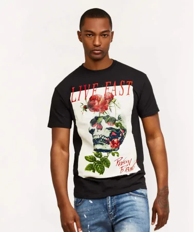 Reason - Live Fast Tee - Black