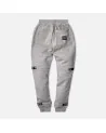 8 & 9 Clothing - Strapped Up Fleece Sweatpant - Grey / Black