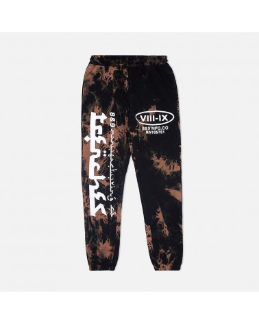 8 & 9 Clothing - Trenches Raised Sweatpants - Black / Mc