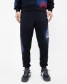 Black Pyramid - Spray Effect Sweatpants - Black | blockshops