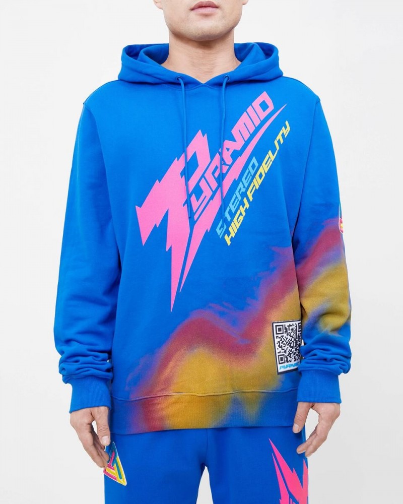 Black Pyramid - High Fidelity Hoody - Royal Blue