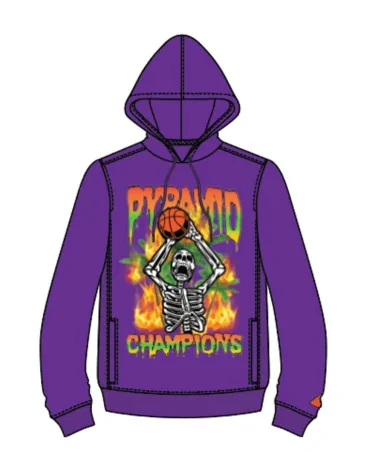 Black Pyramid - Champions Hoodie - Purple