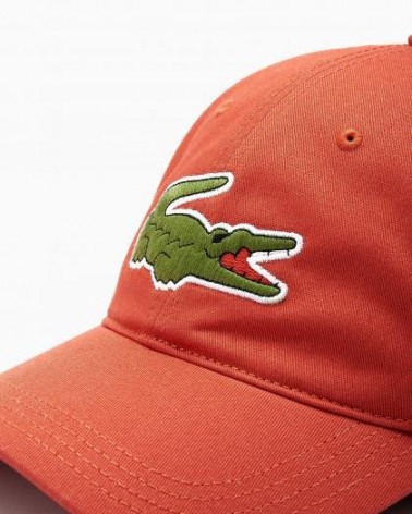 Lacoste Live - Oversized Logo Curved Cap - Crater
