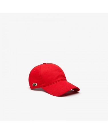 Lacoste Live - Side Logo Curved Cap - Red