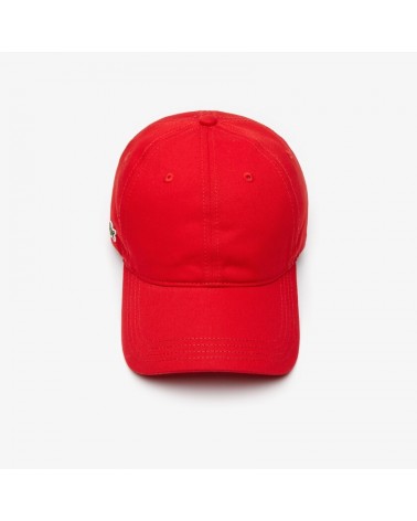 Lacoste Live - Side Logo Curved Cap - Red