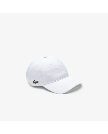 Lacoste Sport - Lightweight Side Logo Curved Cap - White