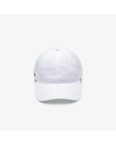 Lacoste Sport - Lightweight Side Logo Curved Cap - White