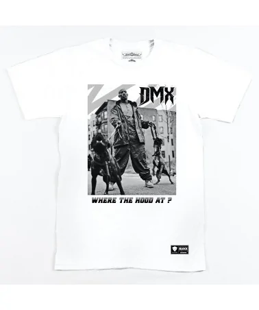 Block Custom - DMX Where The Hood At Tee - White | blockshops