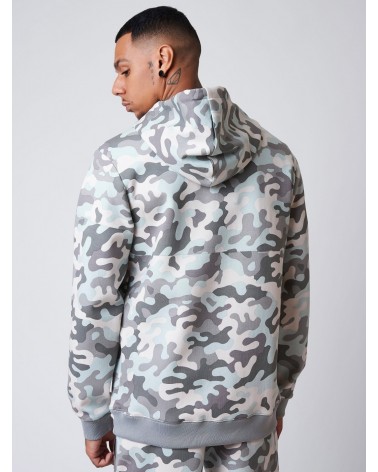 PROJECT X PARIS - CAMO PRINT HOODIE - GREY