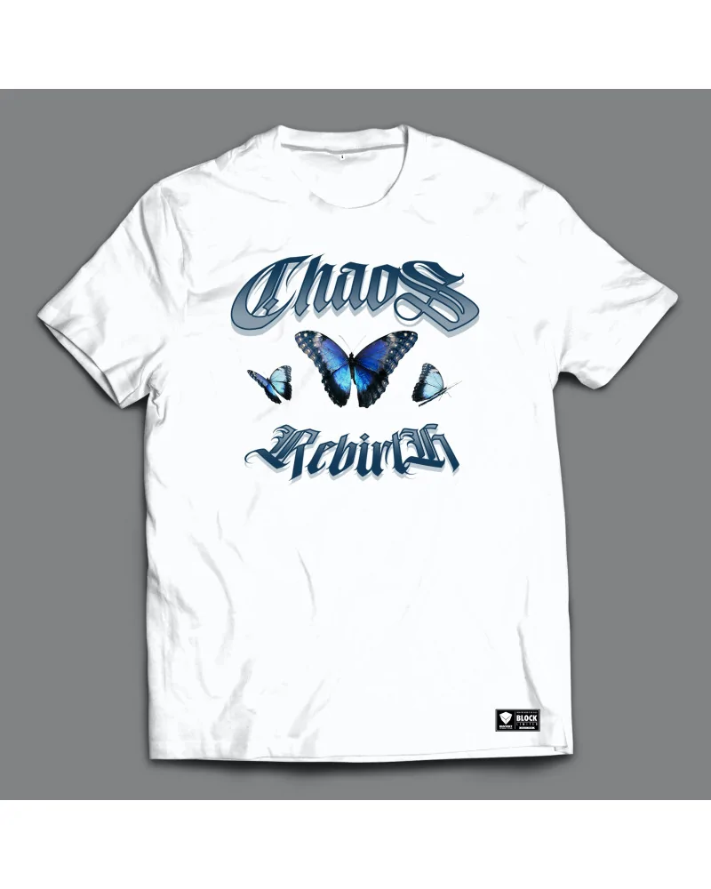 Block Limited - Chaos Tee - White