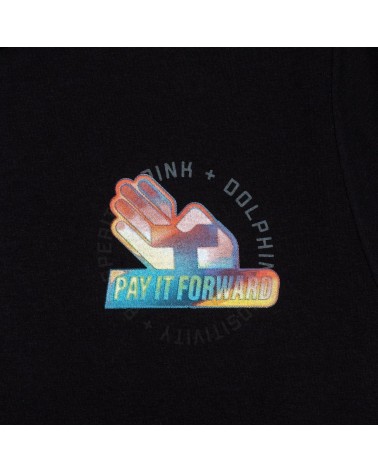 Pink Dolphin - Pay It Forward Tee - Black