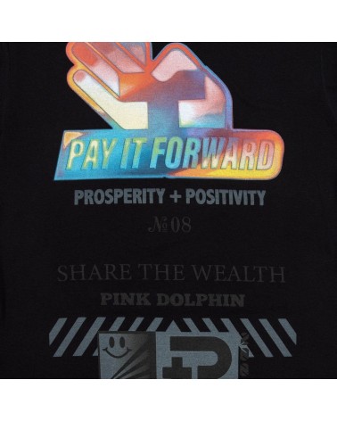 Pink Dolphin - Pay It Forward Tee - Black