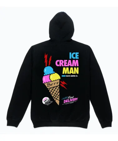 Block Limited - Ice Cream Hoodie - Black