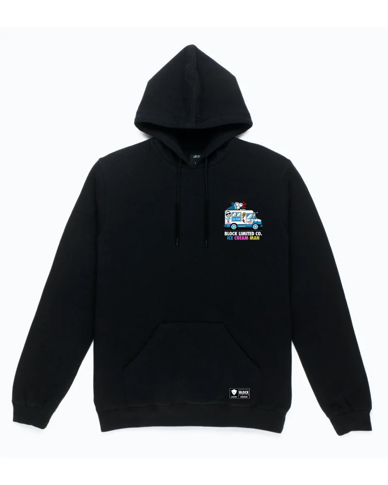 Block Limited - Ice Cream Hoodie - Black
