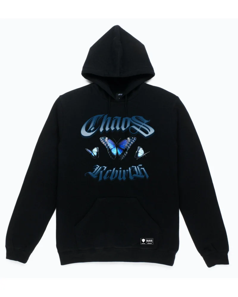 Block Limited - Chaos Hoodie - Black | blockshops