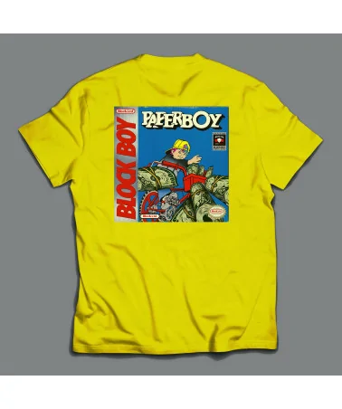 Block Limited - Block PaperBoy Tee - Yellow